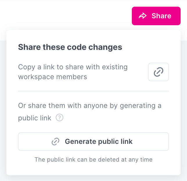Overview of code changes